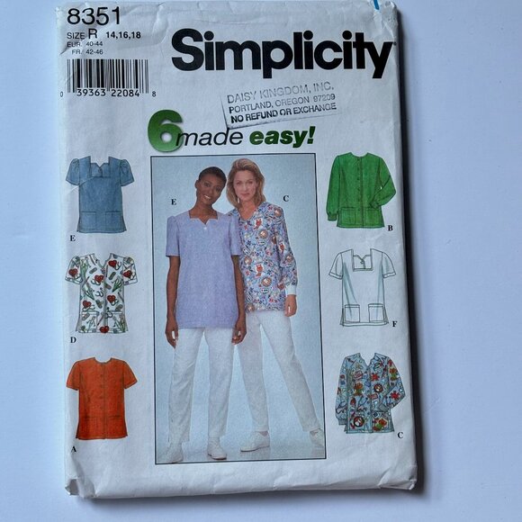 Simplicity 8351 Top - Picture 1 of 2